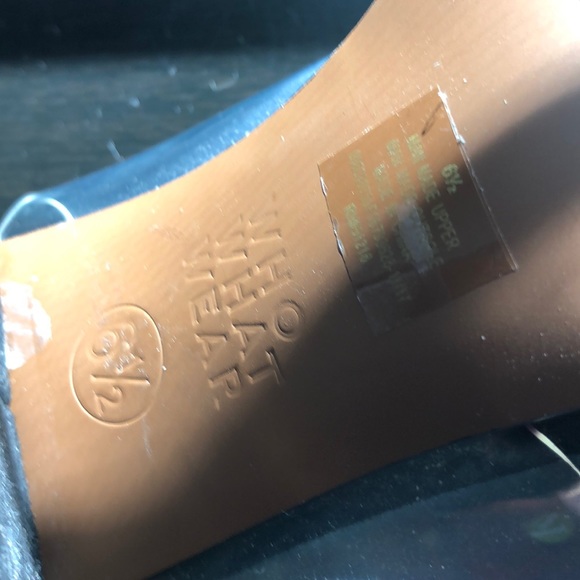 Who What Wear Clear & Black Mules - Picture 7 of 7